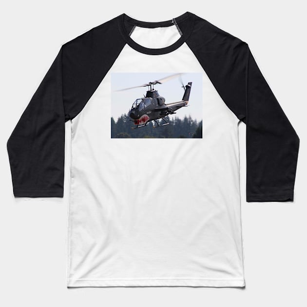 US Army AH-1S Huey Cobra Baseball T-Shirt by acefox1